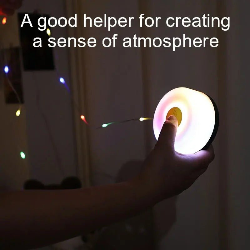 Portable LED Camping String Light - 8m Outdoor Atmosphere Tent Light with 1800mAh Rechargeable Battery