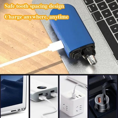Portable & Rechargeable Nose Hair Trimmer - Precision Grooming On-the-Go