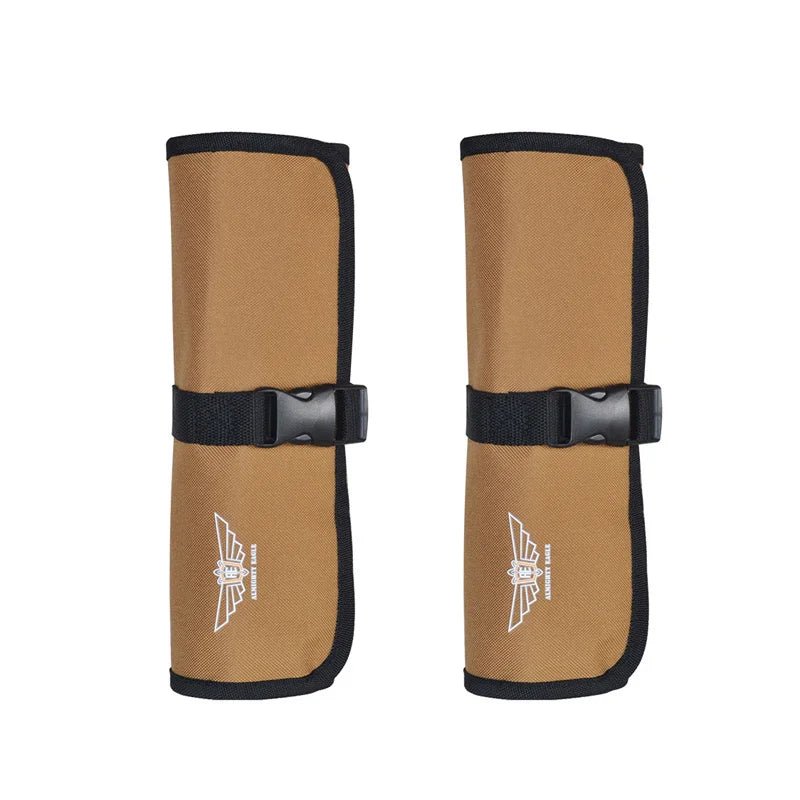 Tool Roll Bag – Roll-Up Oxford Cloth Wrench Organizer, 8 Pockets, Buckle Strap