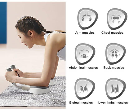 Portable Plank & Push-Up Trainer – Multi-Function Core Exerciser with Timer for Ultimate Fitness