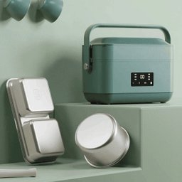 Portable Plug-in Heating Insulated Electric Lunch Box - Multifunctional Plug-in Self Heating Lunch Box