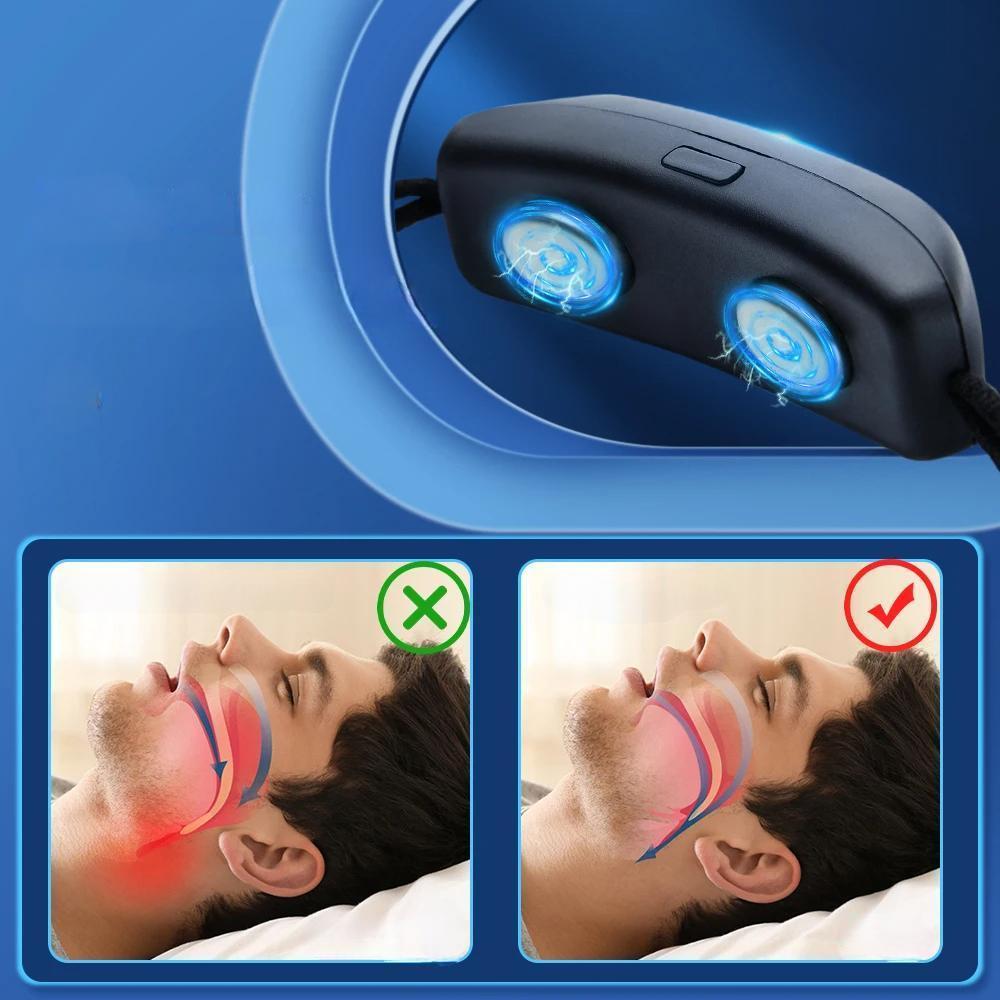 Portable Smart Anti-Snoring Device – USB Rechargeable Aid for Comfortable, Snore-Free Sleep and Sleep Apnea Relief