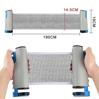 Portable Table Tennis Set - Retractable Table Tennis Net Portable Ping Pong Net