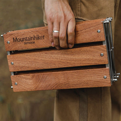 Portable Three-tier Rack - Folding Table for Outdoor Activities