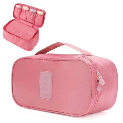 Portable Travel Storage Bag – Multi-Function Bra & Underwear Organizer