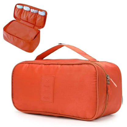 Portable Travel Storage Bag – Multi-Function Bra & Underwear Organizer