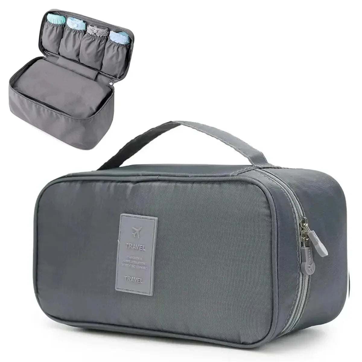 Portable Travel Storage Bag – Multi-Function Bra & Underwear Organizer