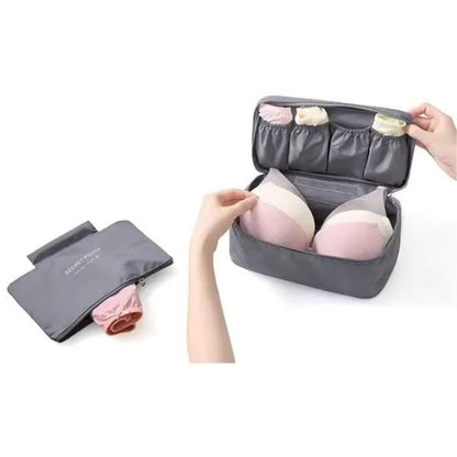 Portable Travel Storage Bag – Multi-Function Bra & Underwear Organizer
