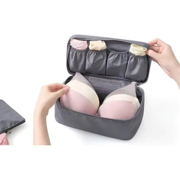 Portable Travel Storage Bag – Multi-Function Bra & Underwear Organizer