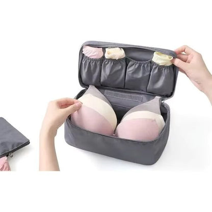 Portable Travel Storage Bag – Multi-Function Bra & Underwear Organizer