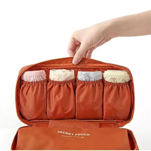 Portable Travel Storage Bag – Multi-Function Bra & Underwear Organizer