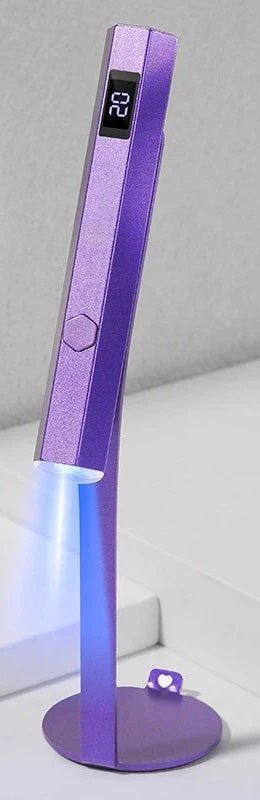 Portable UV LED Nail Dryer – USB Rechargeable Mini Handheld Lamp for Quick Gel Curing