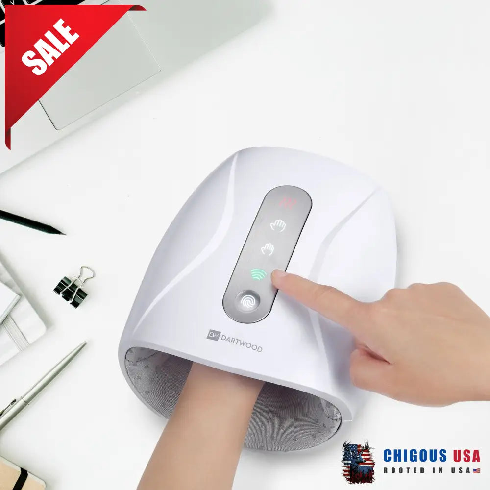 Portable Warming Acupressure Hand Soothing Massager Machine