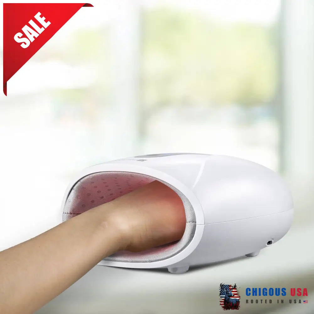 Portable Warming Acupressure Hand Soothing Massager Machine