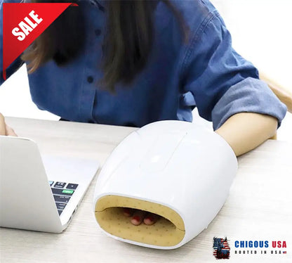 Portable Warming Acupressure Hand Soothing Massager Machine