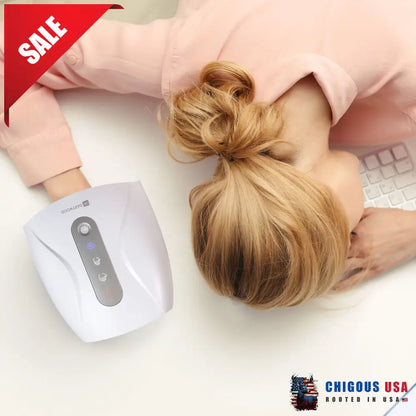 Portable Warming Acupressure Hand Soothing Massager Machine