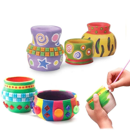 Kids Pottery Wheel Studio Kit - Complete Pottery Set for Kids with Modeling Clay, Sculpting Tools, and Painting Kit