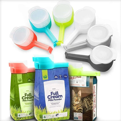 Pour Spouts Snack Sealing Clips – Keep Your Food Fresh with These Handy Kitchen Clamps! Perfect for Travel, Storage, and Easy Pouring