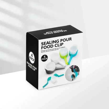 Pour Spouts Snack Sealing Clips – Keep Your Food Fresh with These Handy Kitchen Clamps! Perfect for Travel, Storage, and Easy Pouring