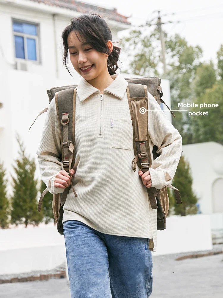 Premium 4K Canvas Art Bagpack – Spacious & Durable Backpack for Art Students, Perfect for Sketching and Painting Supplies