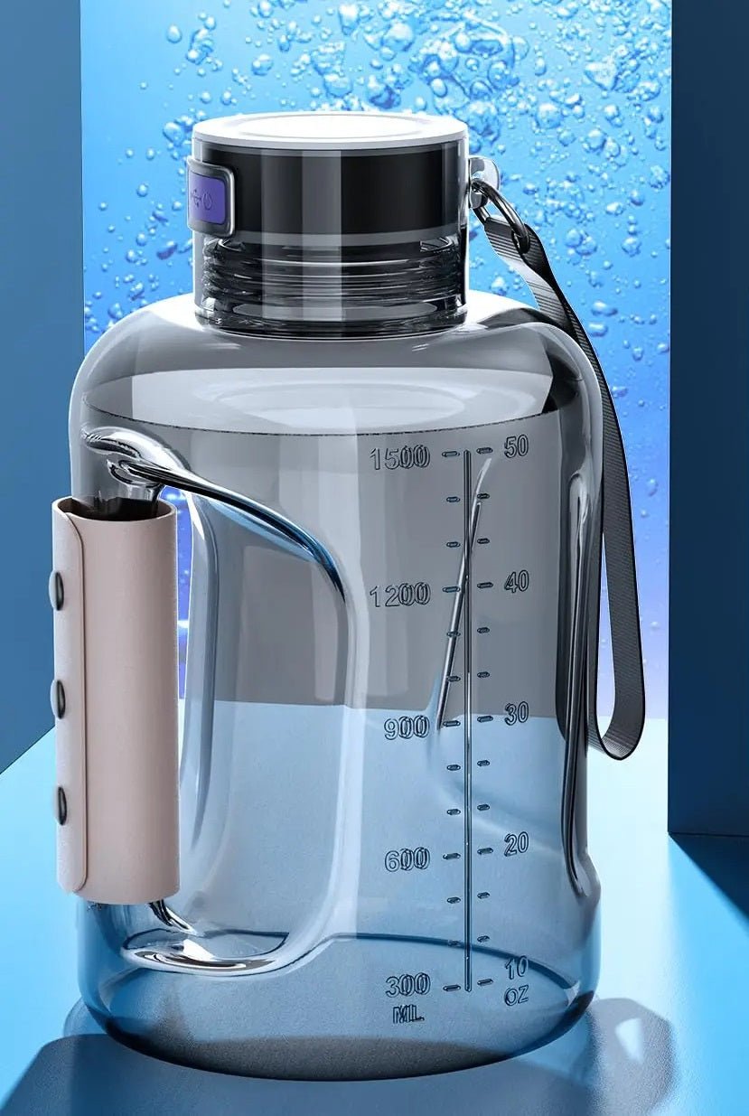 Premium Hydrogen Water Bottle – 1.5L/57oz Advanced SPE/PEM Technology, Leakproof & Portable, 2500PPD Pure Hydrogen Boost for Ultimate Hydration