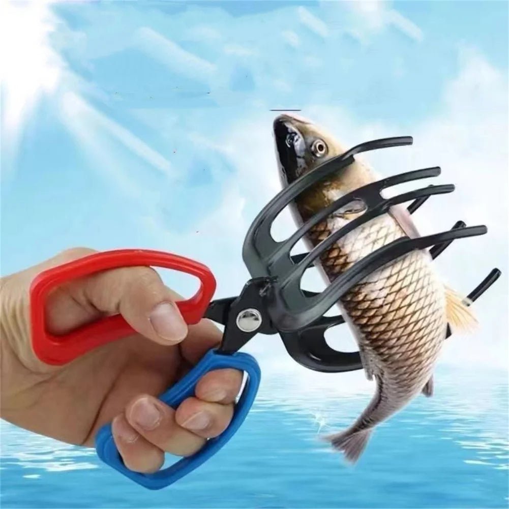 Fish Gripper – Steel Clamp Tool for Safe One-Handed Fish Handling