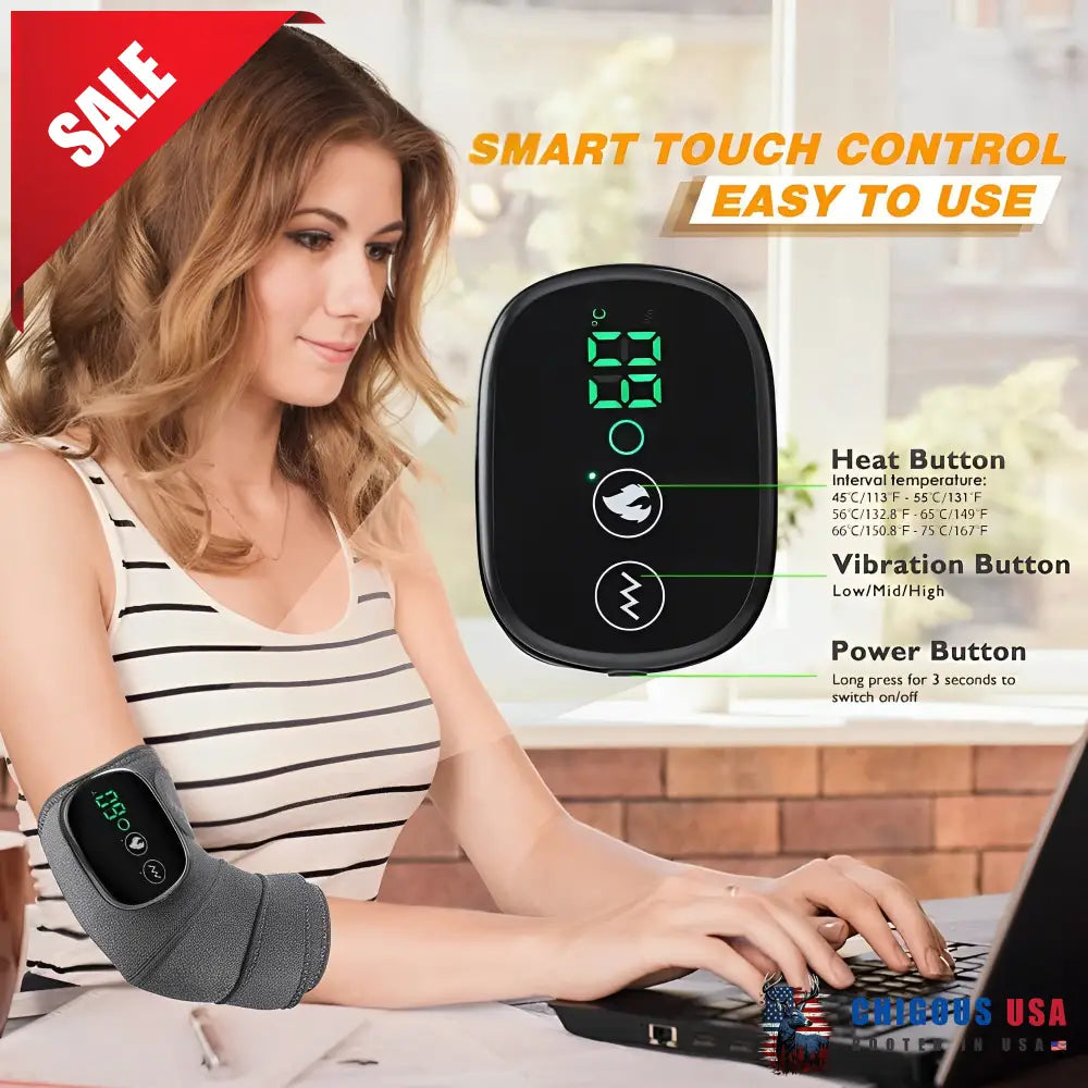 Premium Shoulder Elbow And Knee Massager With Heat