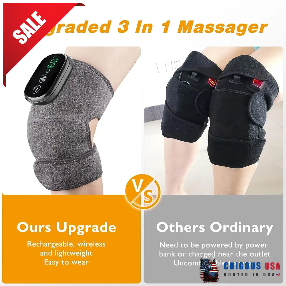 Premium Shoulder Elbow And Knee Massager With Heat