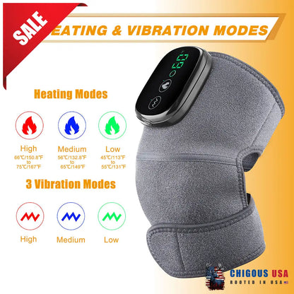 Premium Shoulder Elbow And Knee Massager With Heat