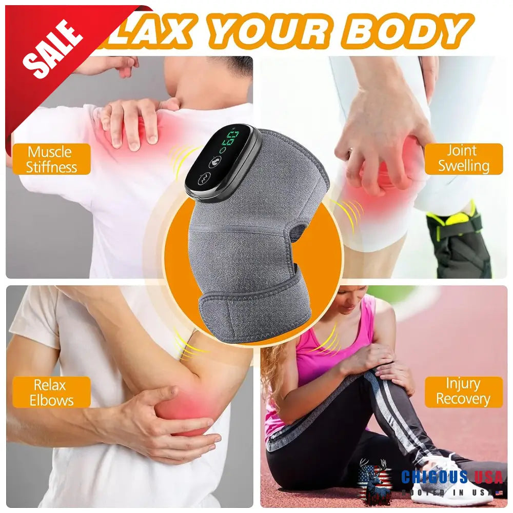 Premium Shoulder Elbow And Knee Massager With Heat