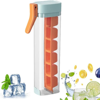 Press Silicone Ice Cube Trays - 6 Grid Silicone Food Grade Push Type Ice Tray