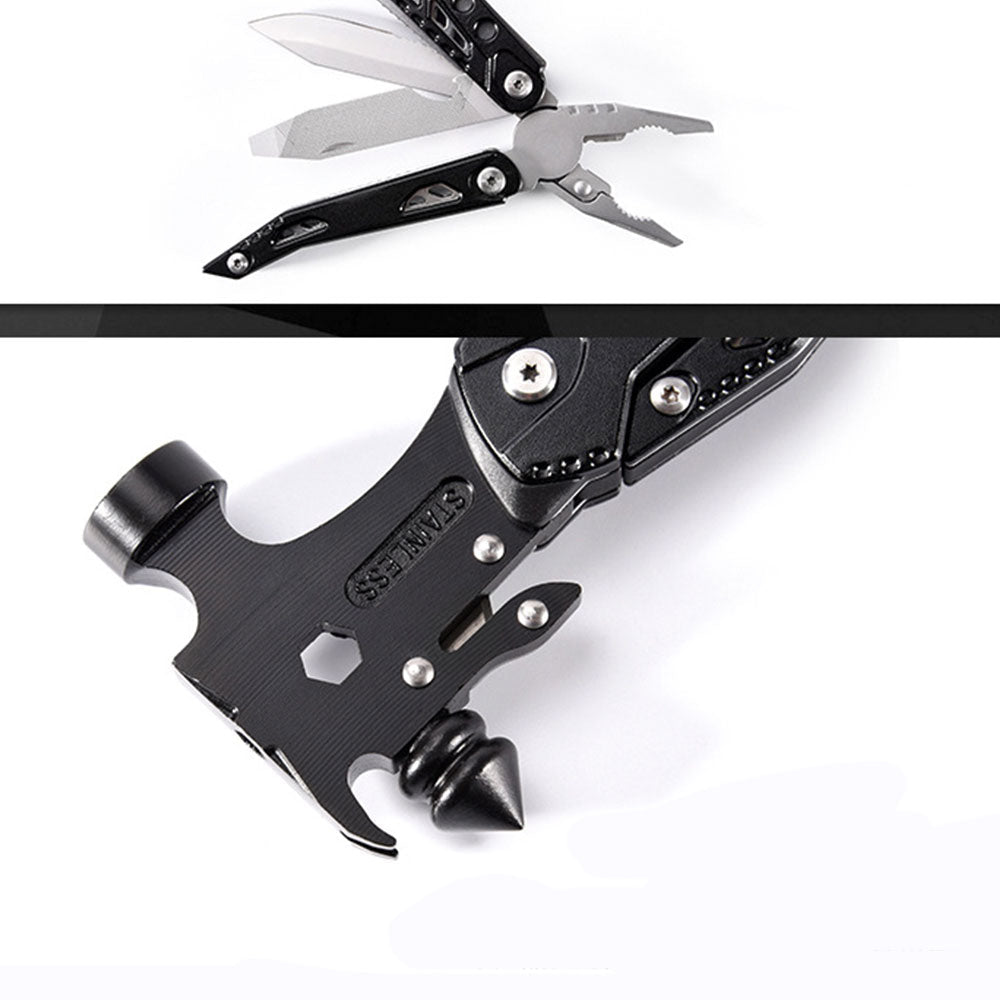 Multifunctional Survival Hammer 14 in 1 Stainless Steel Alloy Material