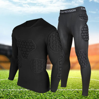 Professional Goal Keeper Armor Uniforms Football - Men Sport Foam Pad Jersey Top Bottom Pants