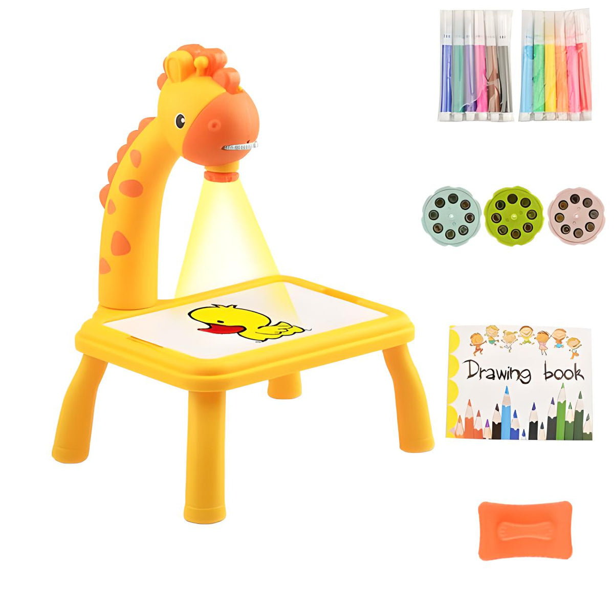 Projector Drawing Table - Kids Educational Learning Paint Tool Toy for Girls & Boys