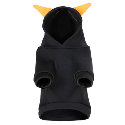 Pumpkin Design Pet Clothes - Cosplay Halloween Dog Hoodie, Soft and Adorable Warm Outfit Coat