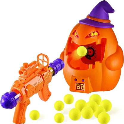 Pumpkin Target Shooting Toy - Shooting Games with LCD Score Record and Sound