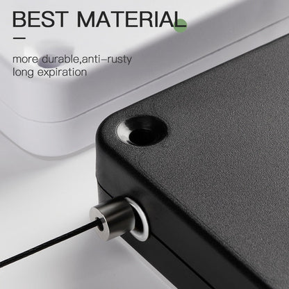 Automatic Door Closer – No-Drill Retractable Cable Closer for Sliding Screen Doors & Light Interior Doors