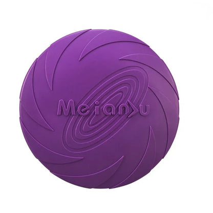 Silicone Pet Frisbee Flying Discs – 15/18/22cm Interactive Puppy Toys for Training & Outdoor Play
