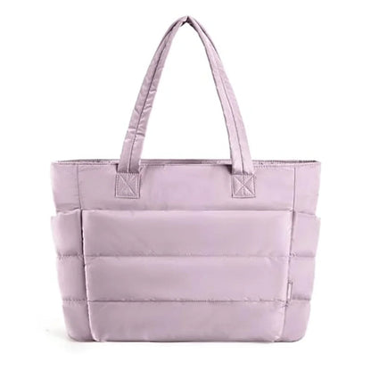Large Capacity Women’s Fluffy Tote – Lightweight Solid Color Handbag Perfect for Travel, Work, Beach Days, Gym & Daily Storage