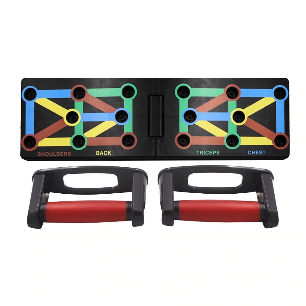 Push Up Rack Board 9-in-1 Body Building Fitness