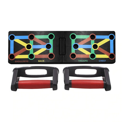 Push Up Rack Board 9-in-1 Body Building Fitness