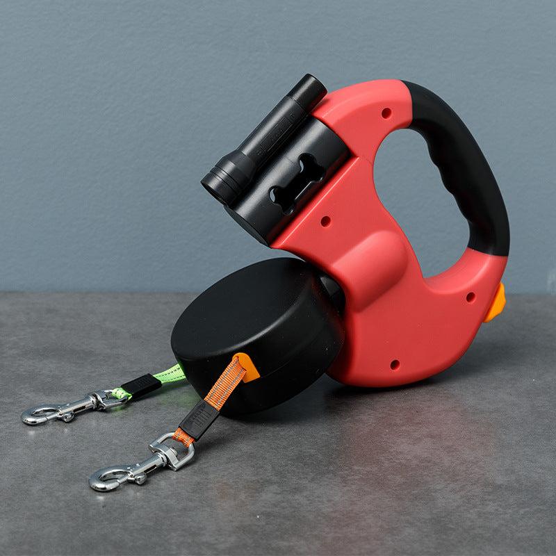 Practical Anti-Tangle Double Dog Leash