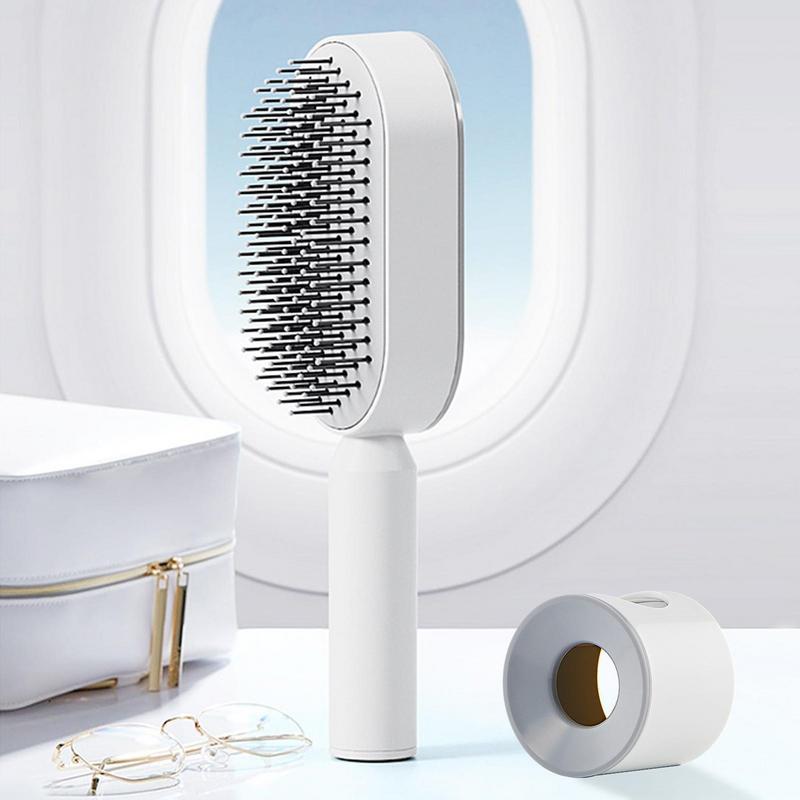 Quick Self Cleaning Hair Comb, Women's Hair Brush with Air Cushion, for Scalp Massage