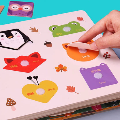 Montessori Baby Busy Book - Quiet Early Learning Educational Game with Matching Activities for Toddlers Ages 1 to 3