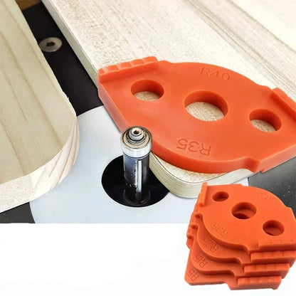 Radius Jig Router Templates - Routing Rounded Corners Router Corner Jig