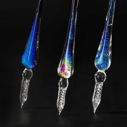 Rainbow Glass Dip Pen - Kits for Art with 5 Colorful Inks
