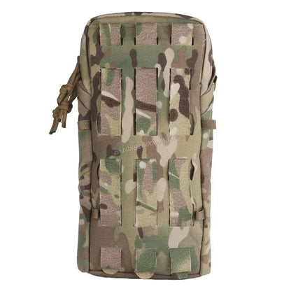 Multifunction Tactical Cylindrical Bag – Water Bladder GP Backpack Add-On with Hydration Support & Versatile General Purpose Gear Storage
