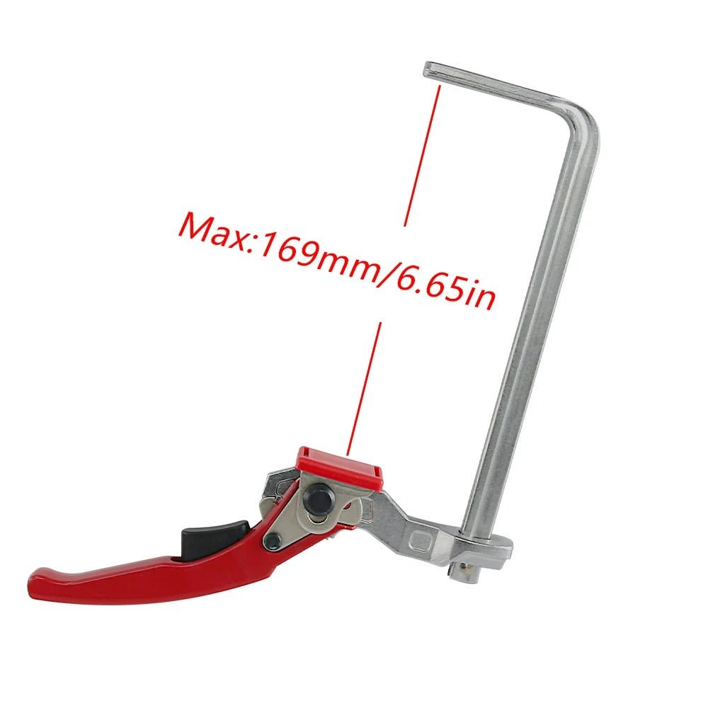 Ratcheting Table F Clamp - Alloy Steel Power-Grip Bar Clamps