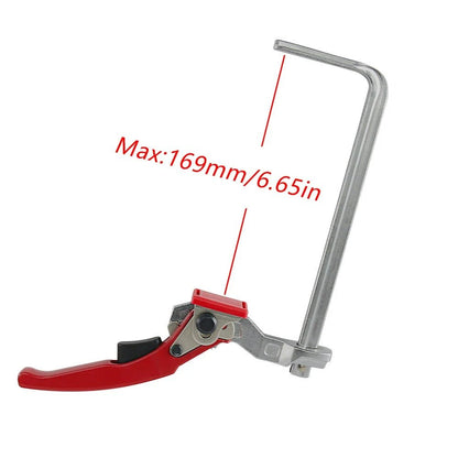 Ratcheting Table F Clamp - Alloy Steel Power-Grip Bar Clamps