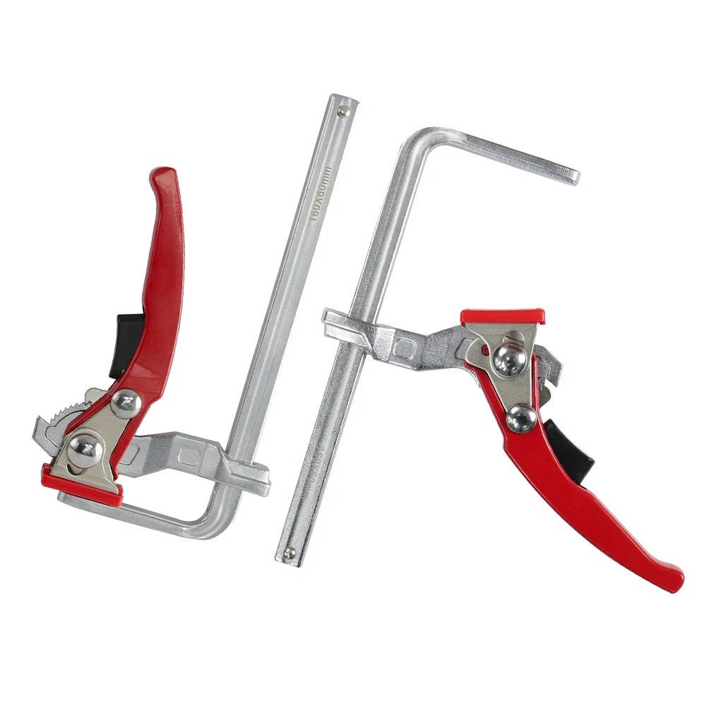 Ratcheting Table F Clamp - Alloy Steel Power-Grip Bar Clamps